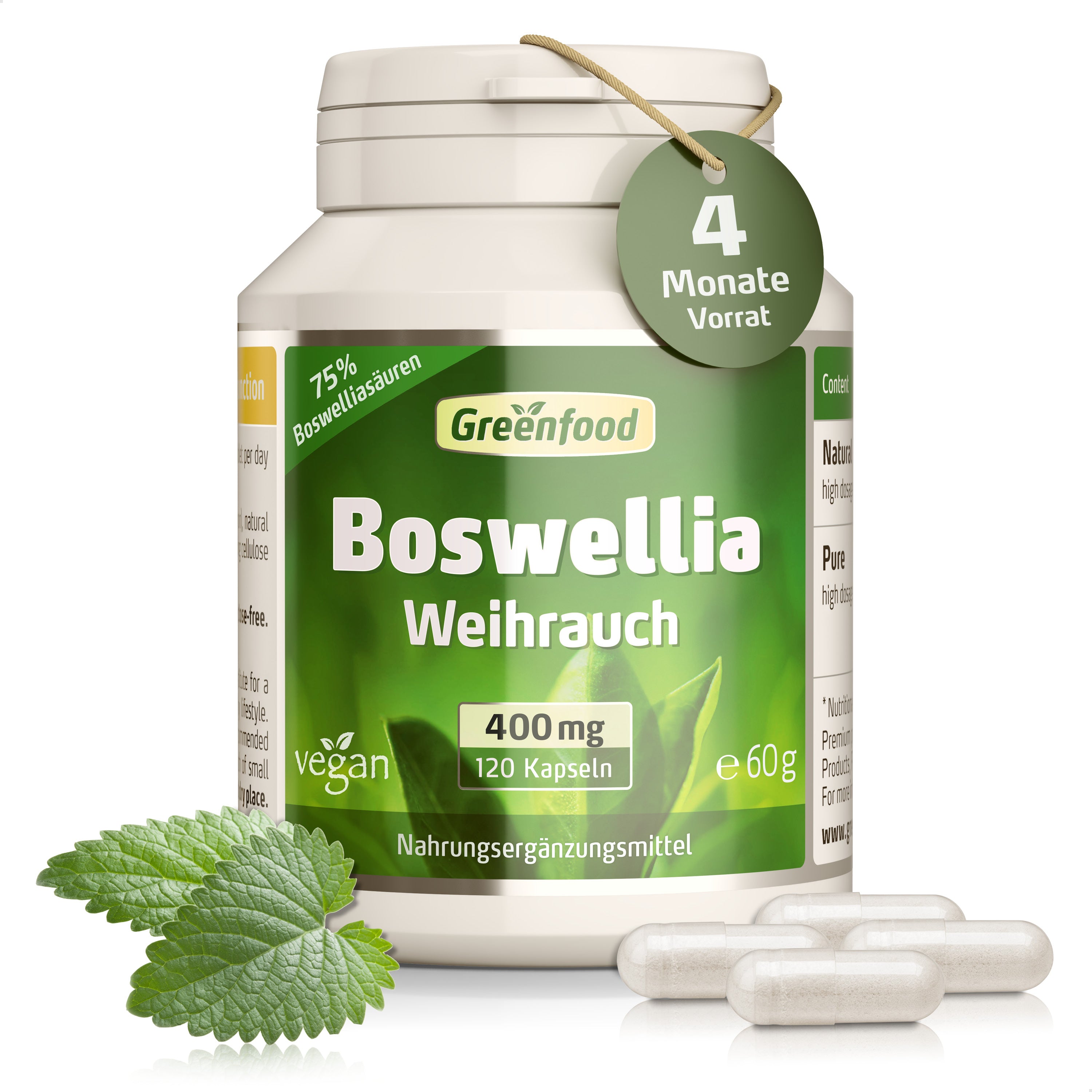 Boswellia, 400 mg (Weihrauch)
