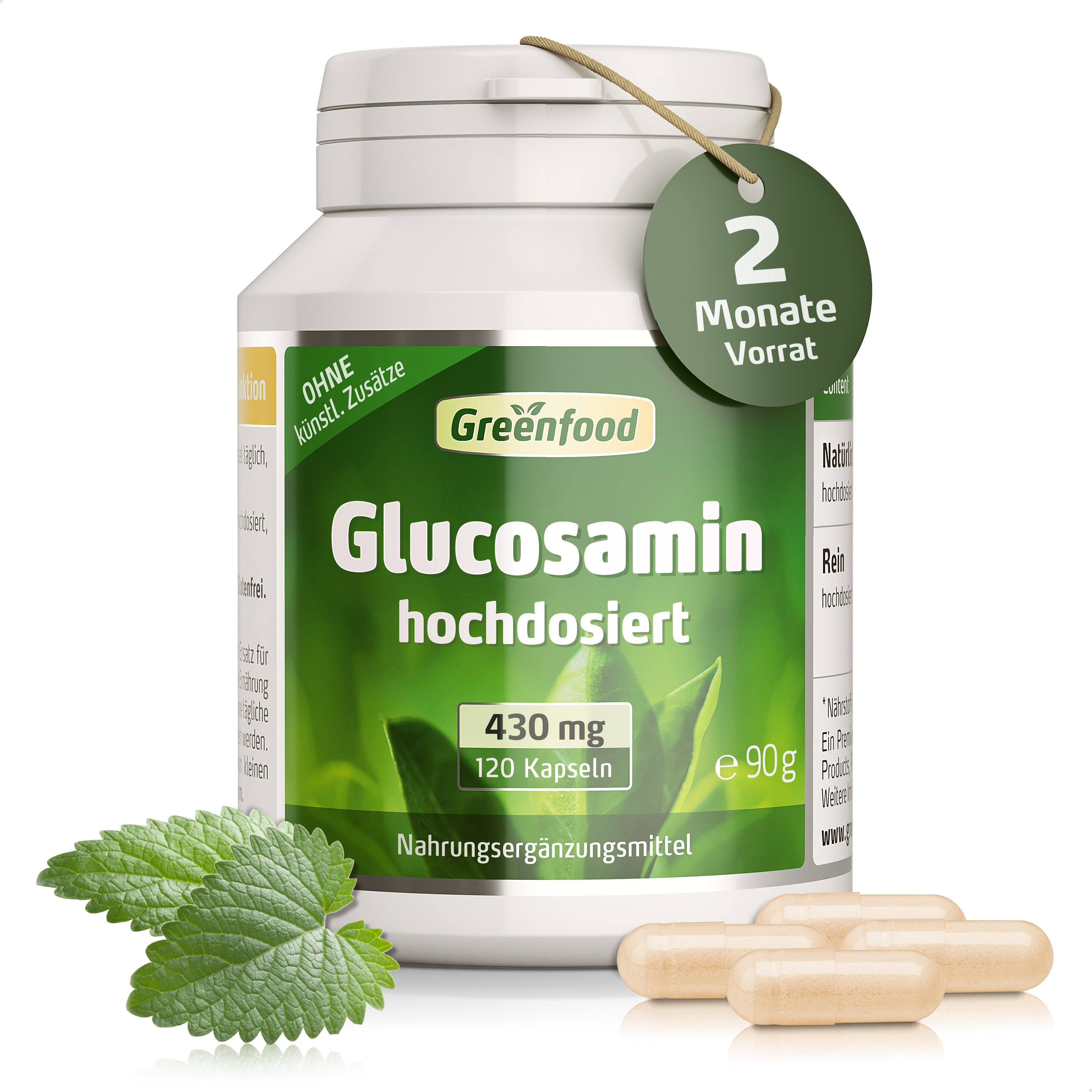 Glucosamin, 430 mg