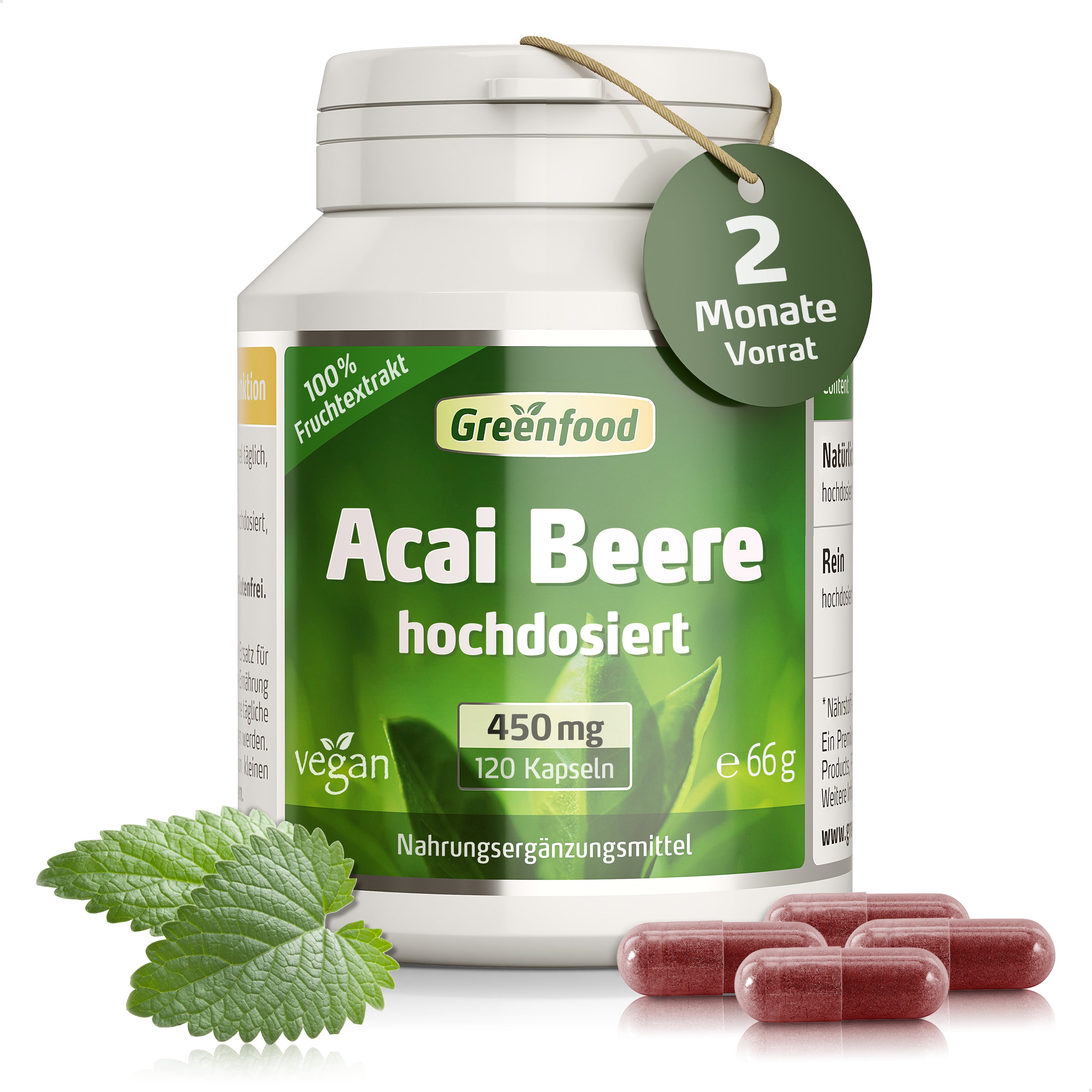 Acai Beere, 450 mg