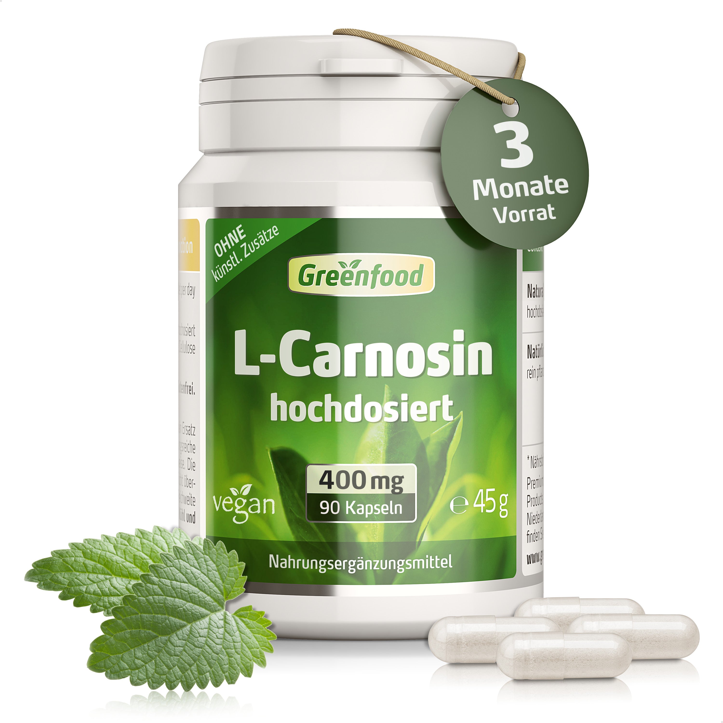 L-Carnosin, 400 mg