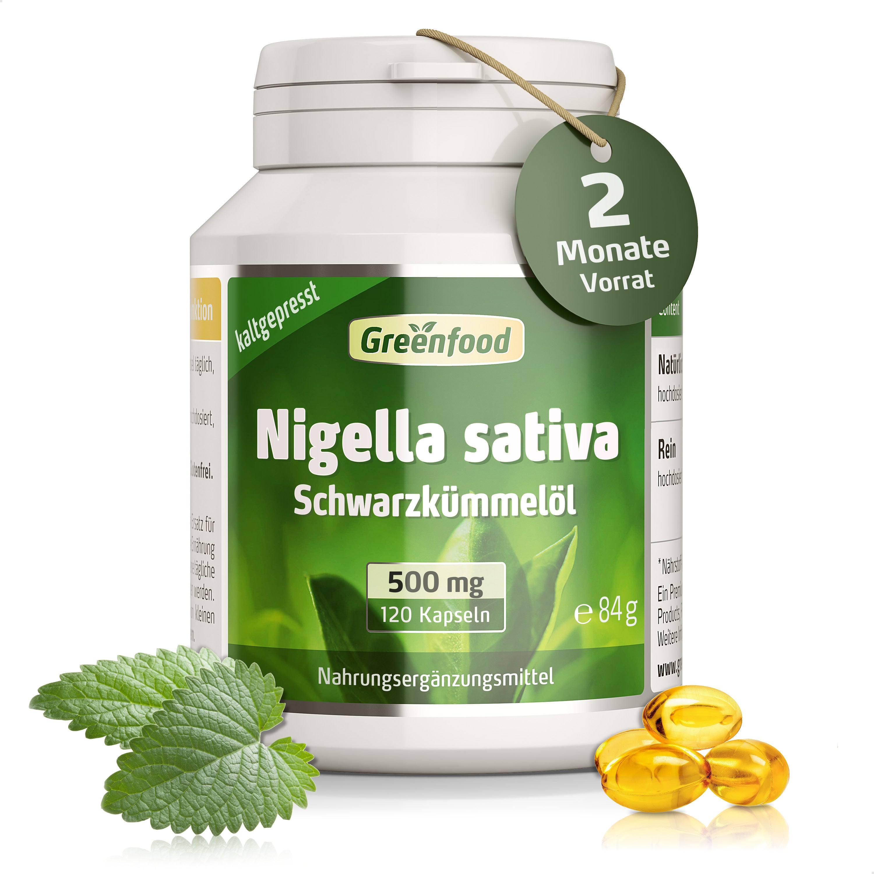 Schwarzkümmelöl, 500 mg