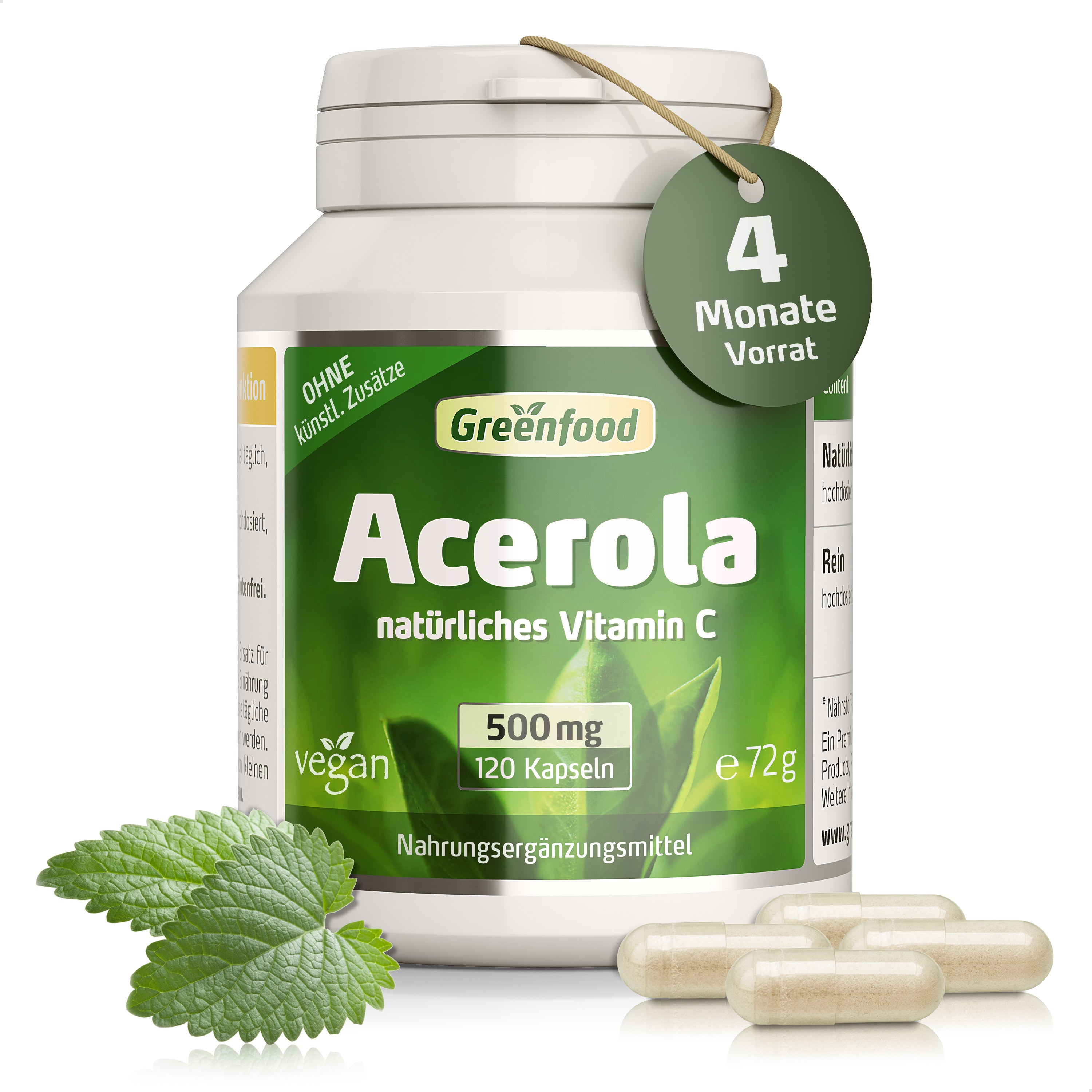Acerola pur, 500 mg