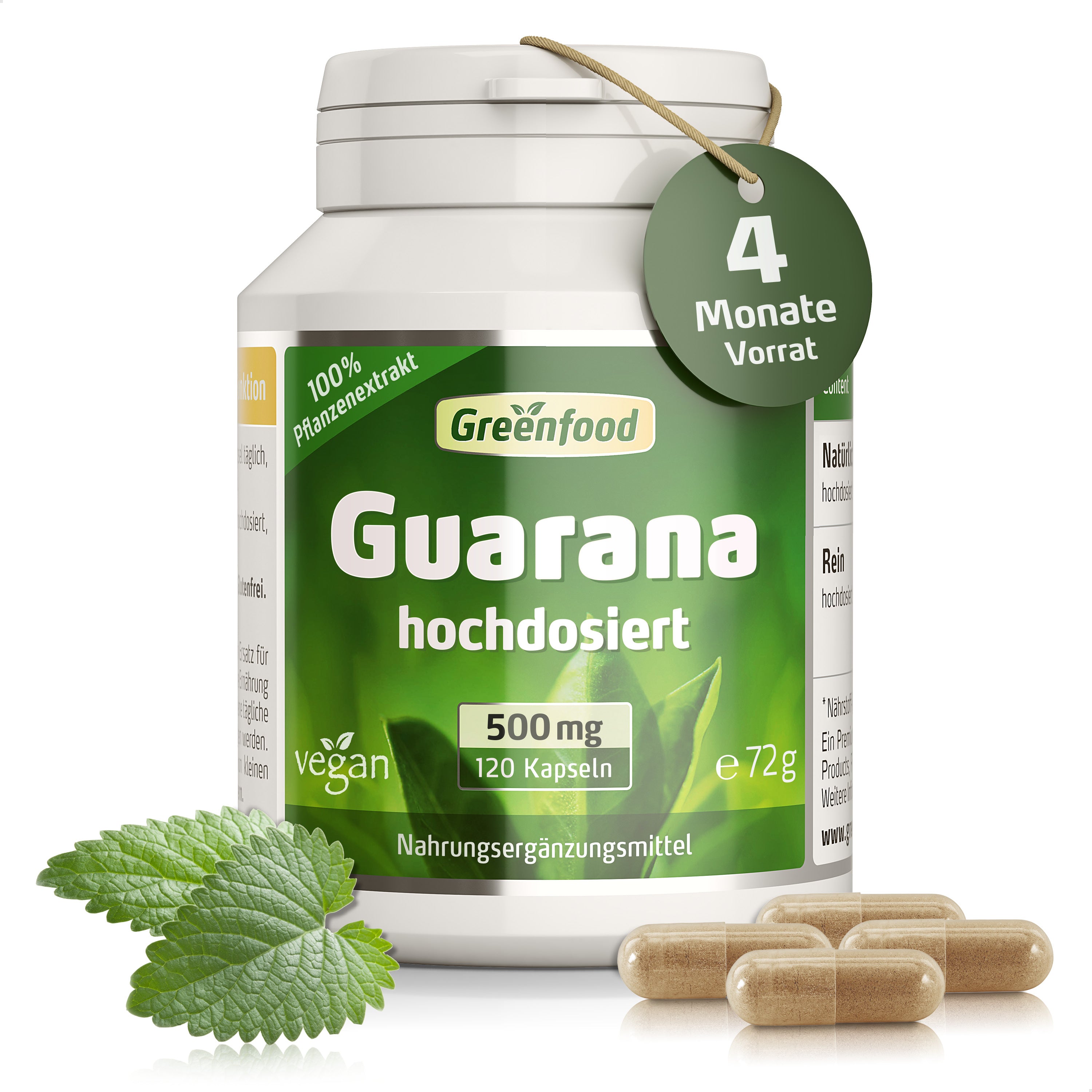 Guarana, 500 mg