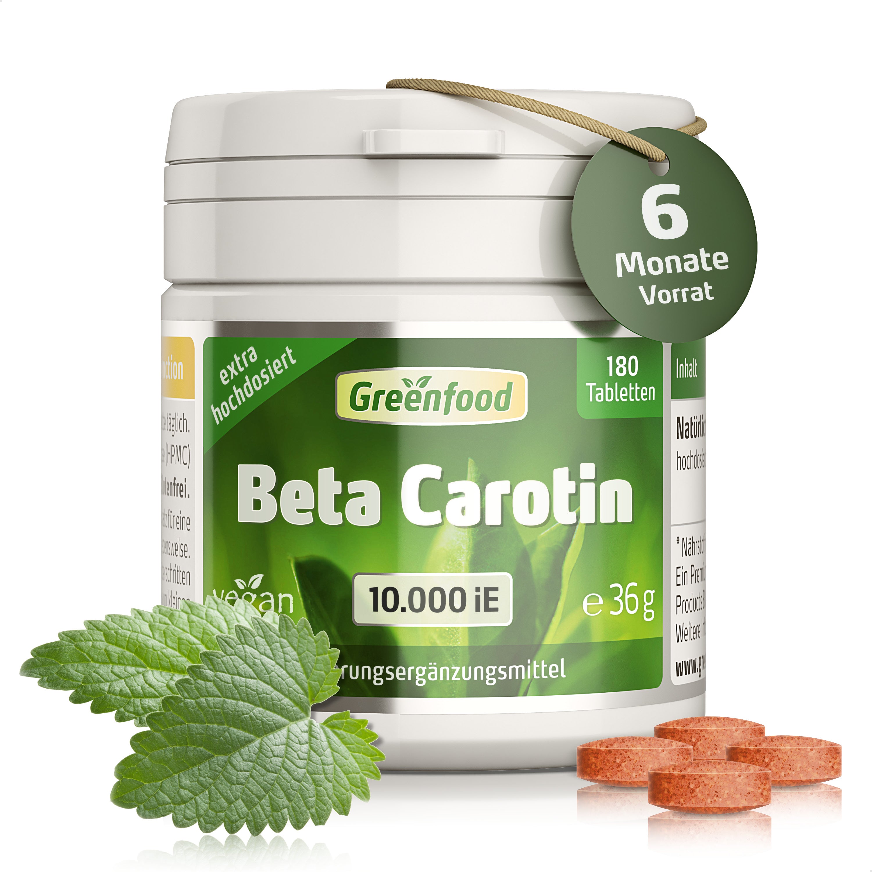 Beta Carotin, 10.000 iE
