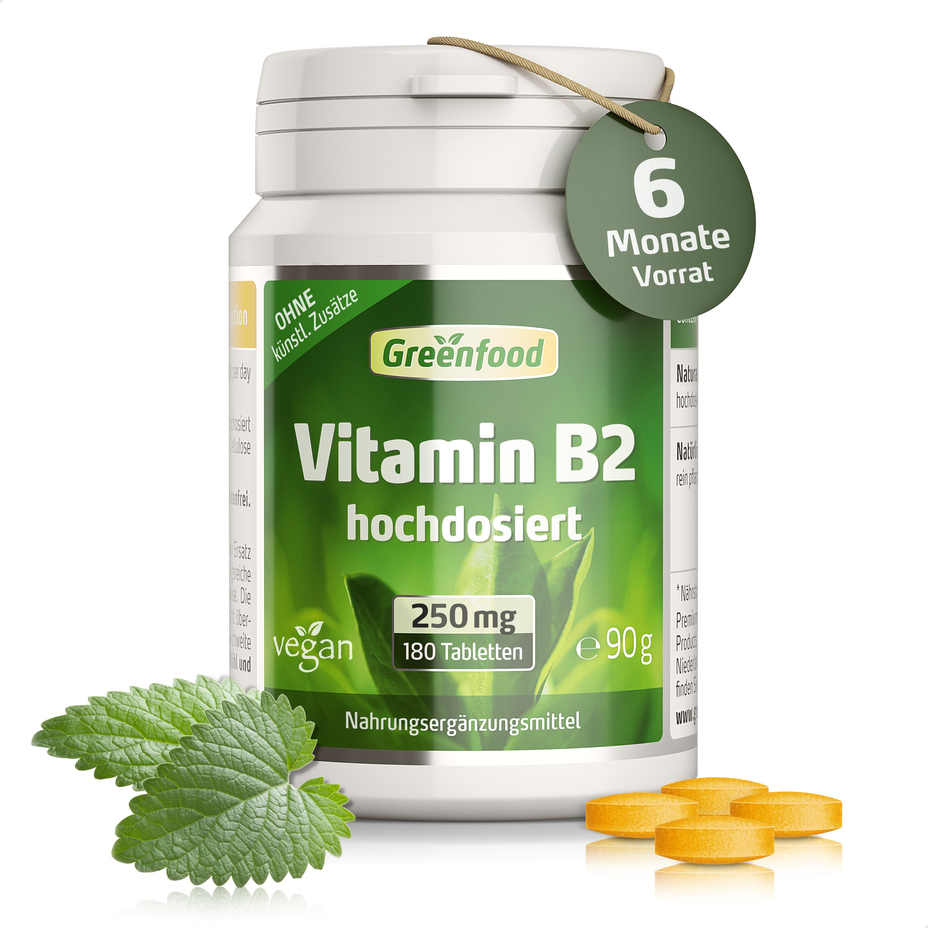Vitamin B2, 250 mg