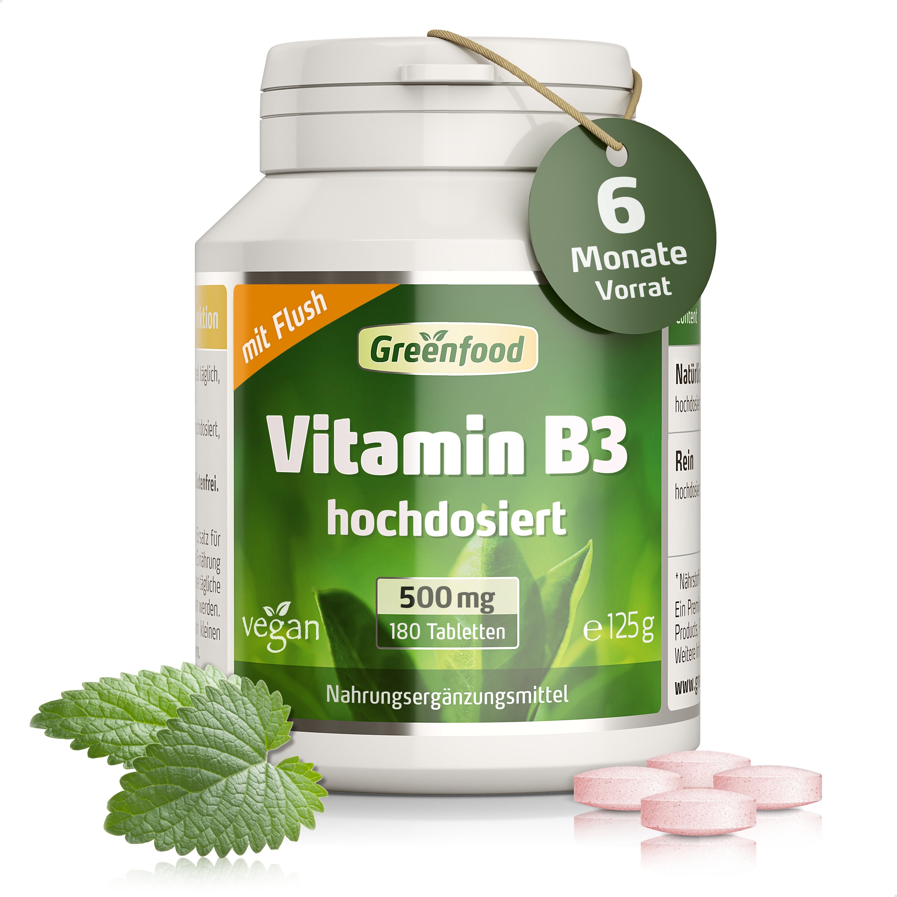 Vit B3, 500 mg (FLUSH)
