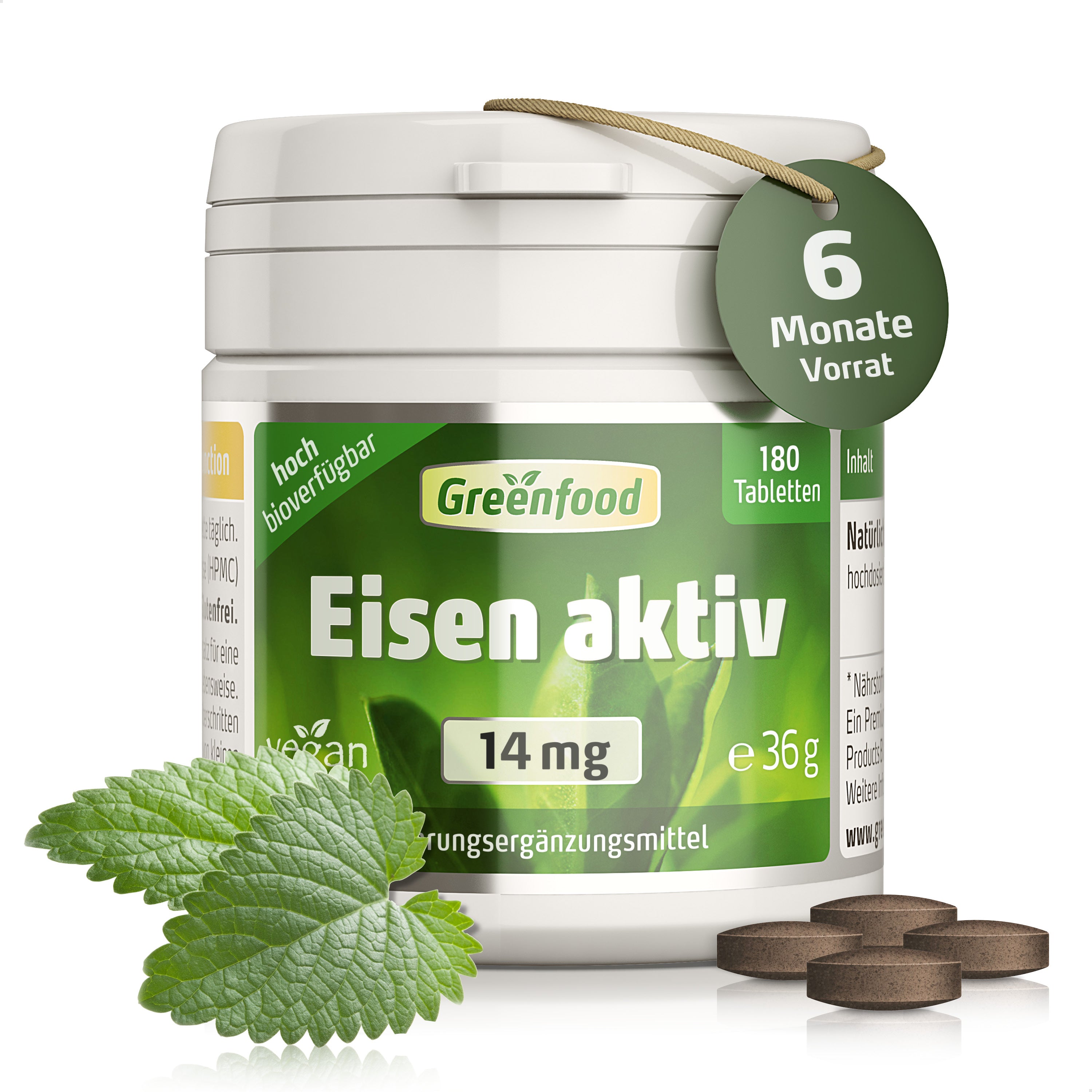 Eisen aktiv, 14 mg